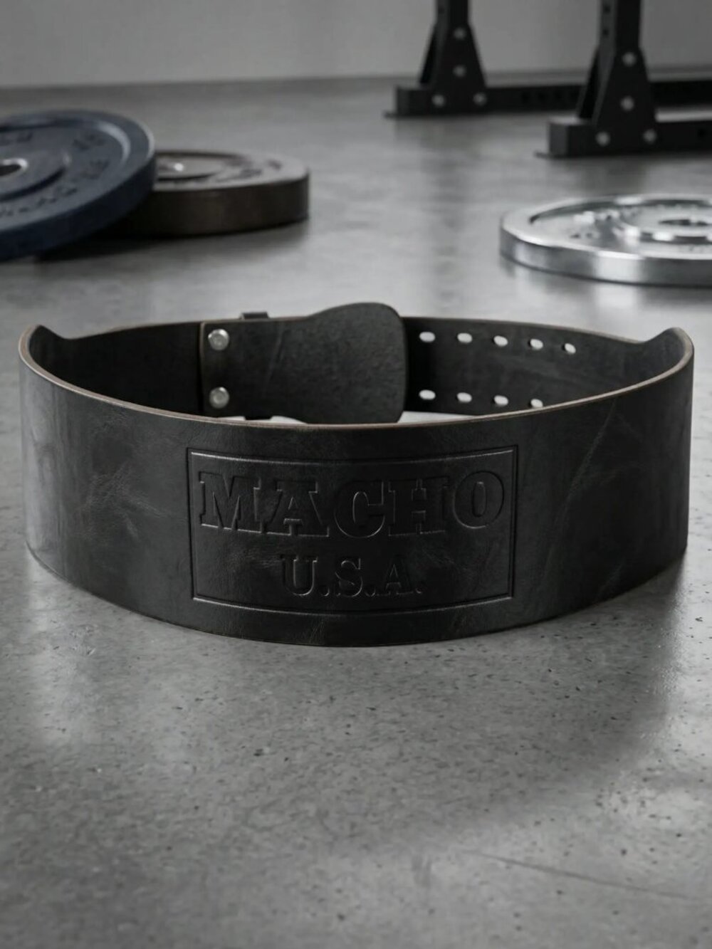 Real Genuine Leather Weight Lifting Belt Gym Training Belt for Unisex